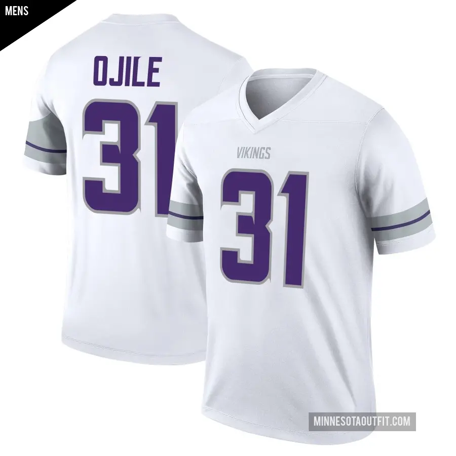Men's Minnesota Vikings ＃31 Zach Ojile White Legend Alternate Jersey