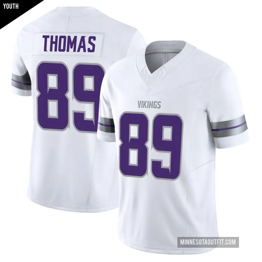 Youth Minnesota Vikings ＃89 Thayer Thomas White Limited Alternate Vapor F.U.S.E. Jersey